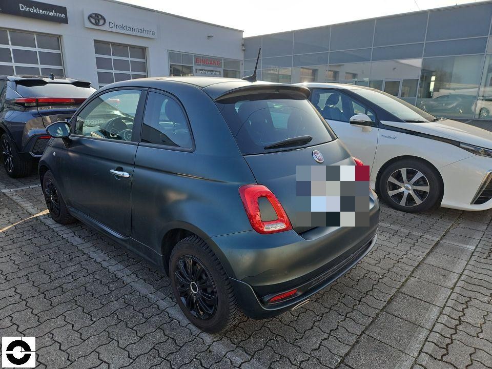 Heckschaden Fiat 500 - Dokumentiertes Gutachten aus Pforzheim